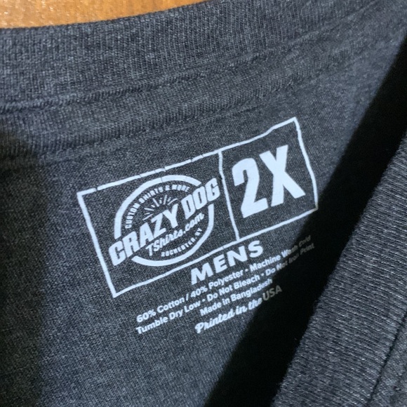 CRAZY DOG T-SHIRT- Men’s 2XL- PRESTIGE WORLDWIDE PRESENTS… - Picture 3 of 9